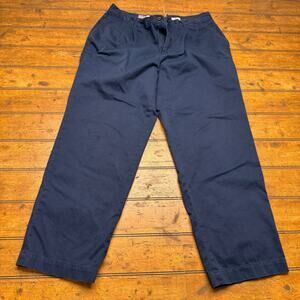 Callaway Golf Sport Mens Navy Blue 100% Cotton Twill Trousers Pants 36x30